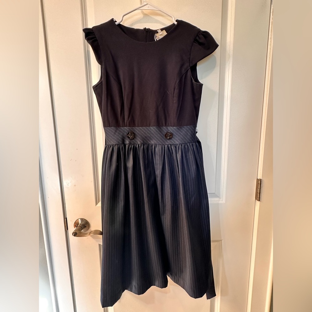 Blue sailor dress.